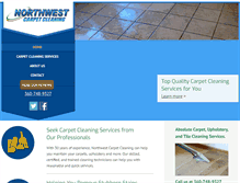 Tablet Screenshot of northwestcarpetcleaningservice.com